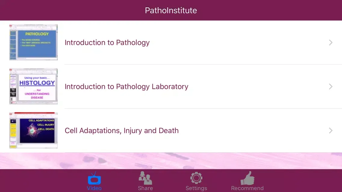 Ảnh chụp màn hình của PathoInstitute