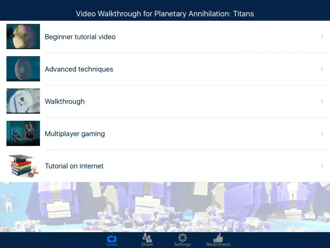 Скриншоты Video Walkthrough for Planetary Annihilation: Titans iPad 