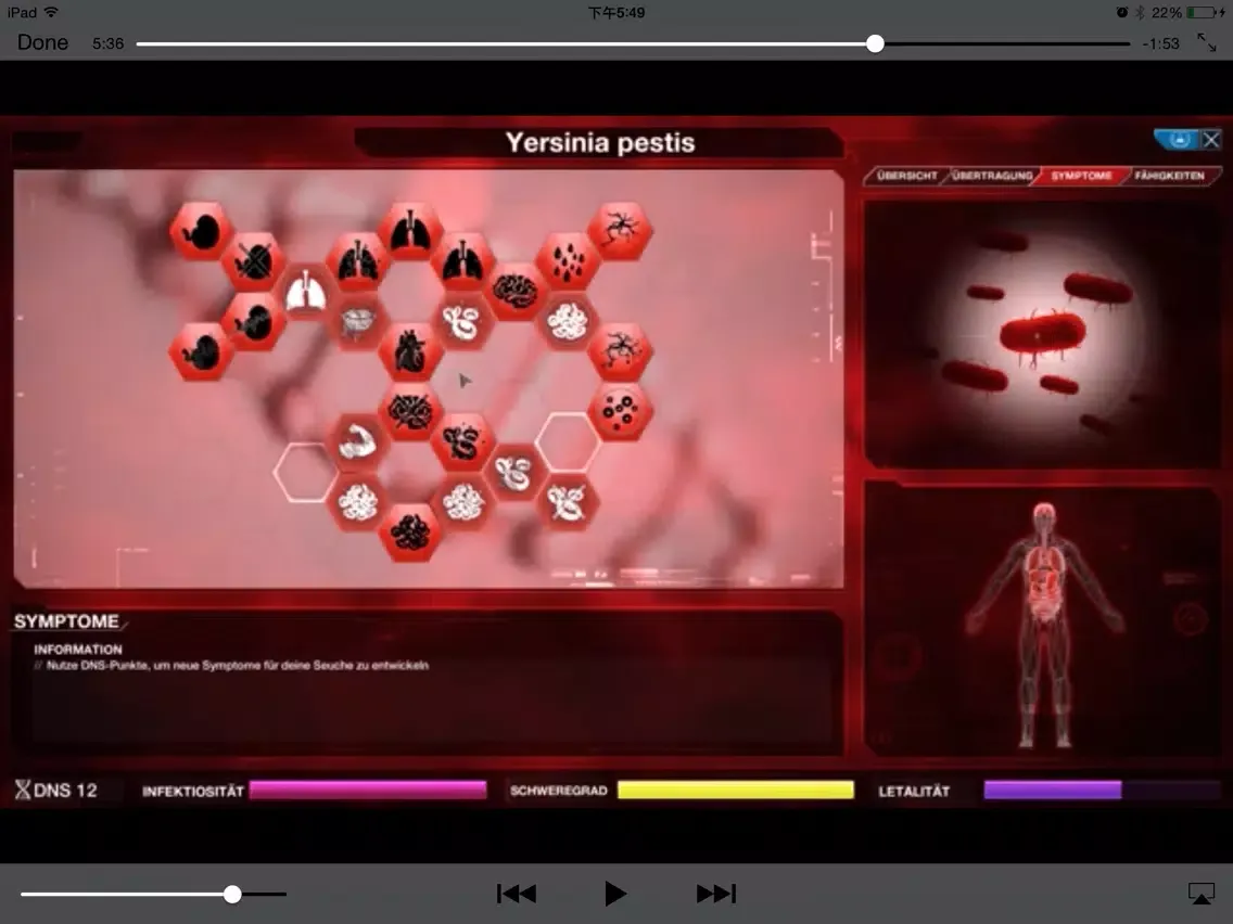 Captures d'écran de Video Walkthrough for Plague Inc. iPad 
