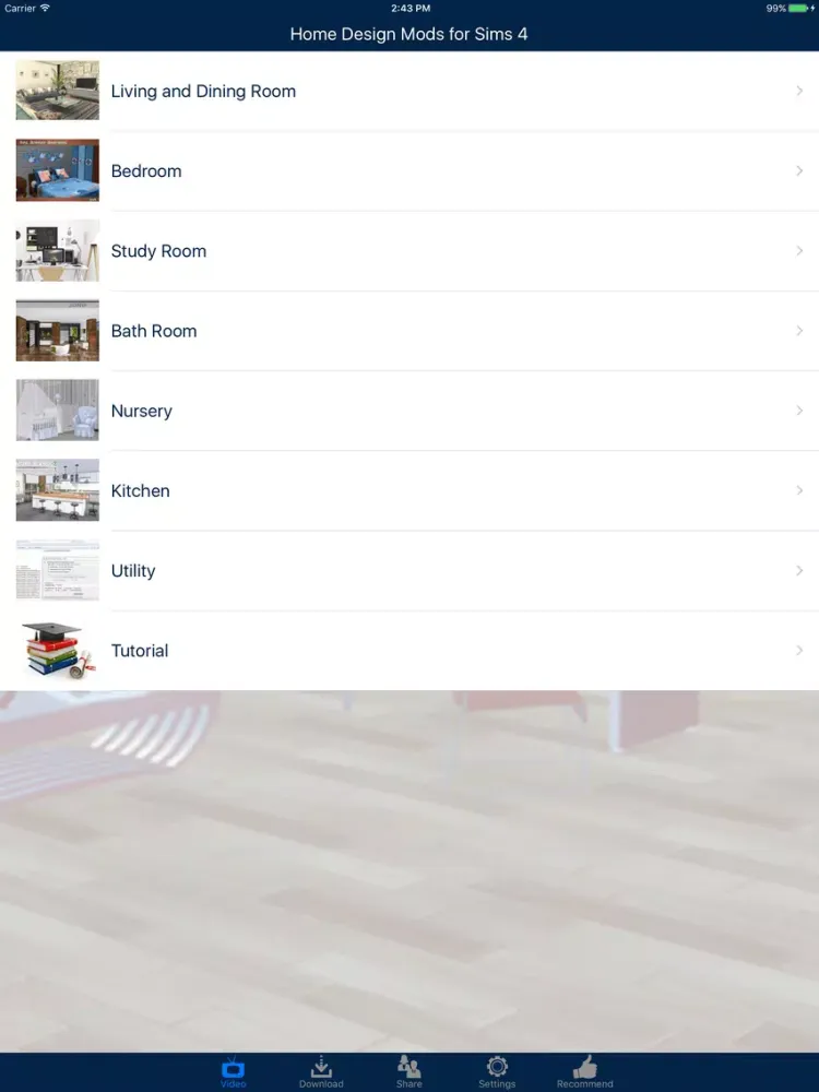 Home Design Mods for Sims 4 iPad 應用截圖