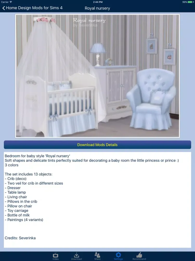 Home Design Mods for Sims 4 iPad 應用截圖