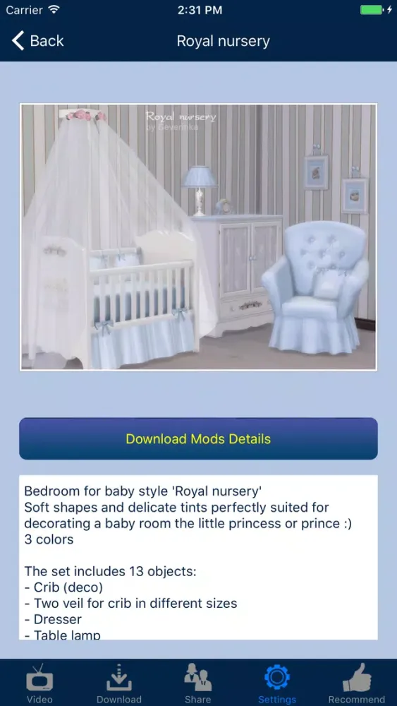 Home Design Mods for Sims 4應用截圖