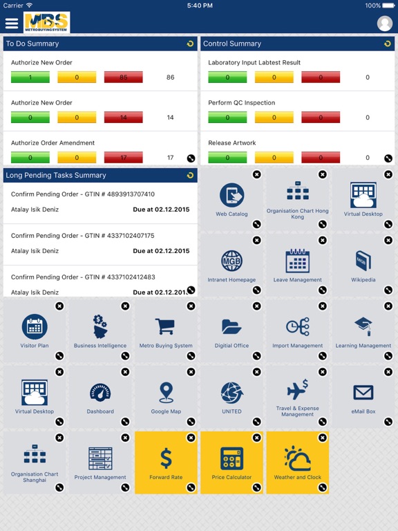 MBS iPad  سکرین شاٹس
