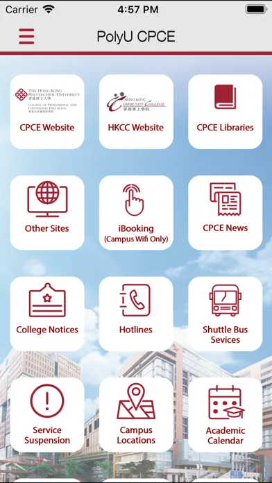 Screenshot di CPCE PolyU