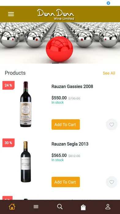 Zrzuty ekranu Dunn Dunn Wine