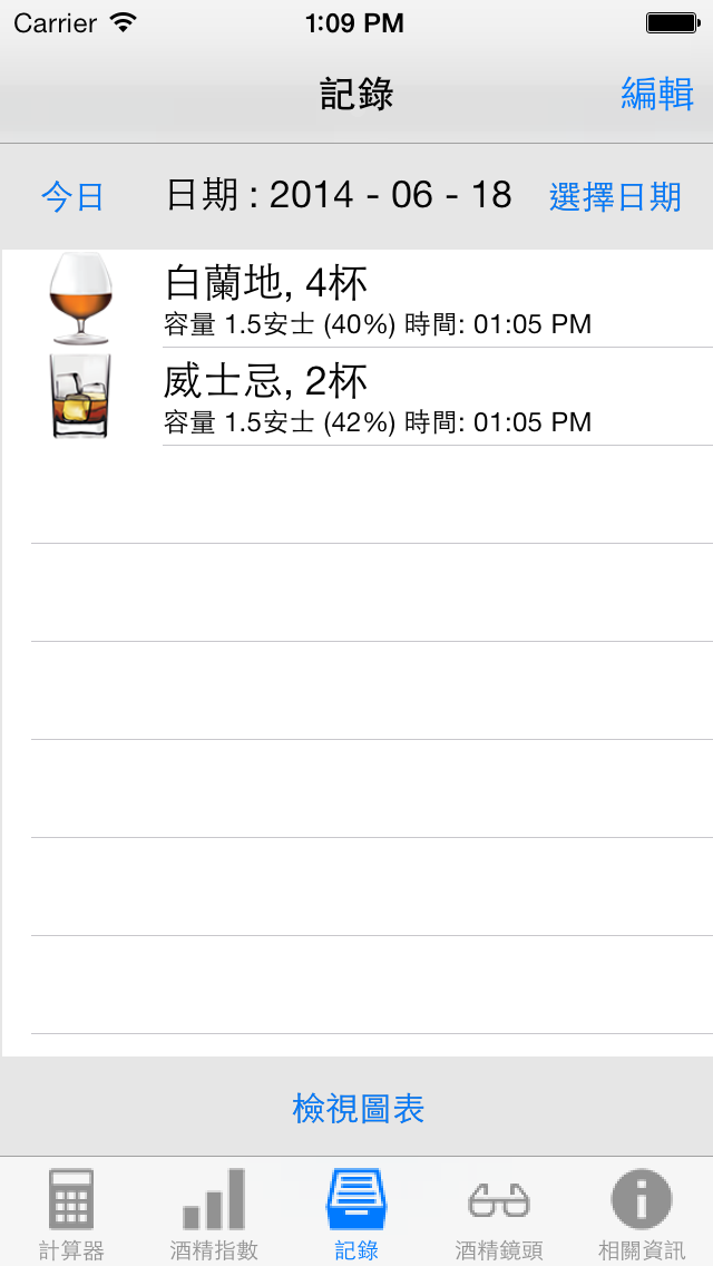 Zrzuty ekranu 酒量計算 eBACCalc