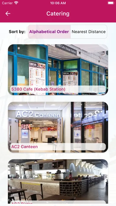CityU Mobile Screenshots