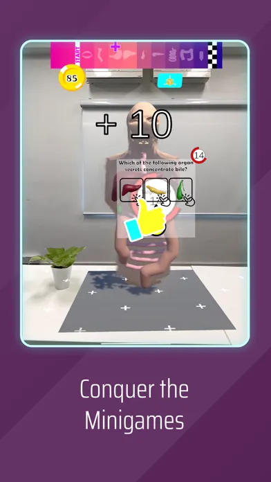 Zrzuty ekranu Digestive AR Game Champion