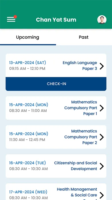 Capturas de pantalla de Check-in Smart (HKDSE) 報到易
