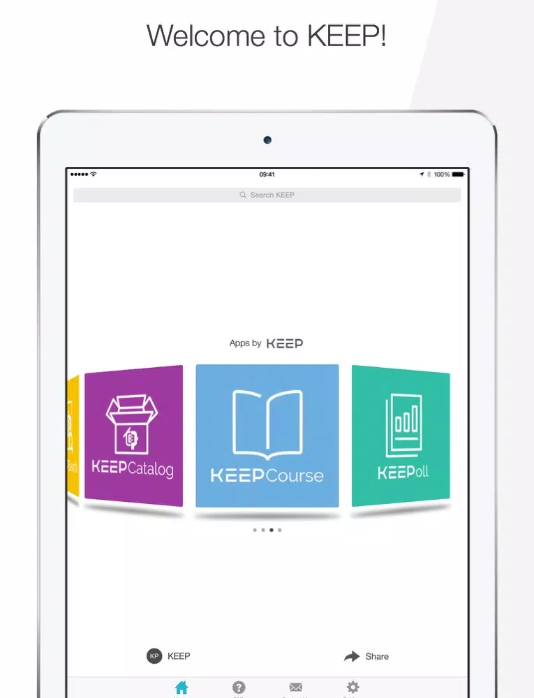 Zrzuty ekranu KEEP - Knowledge & Education Exchange Platform iPad 