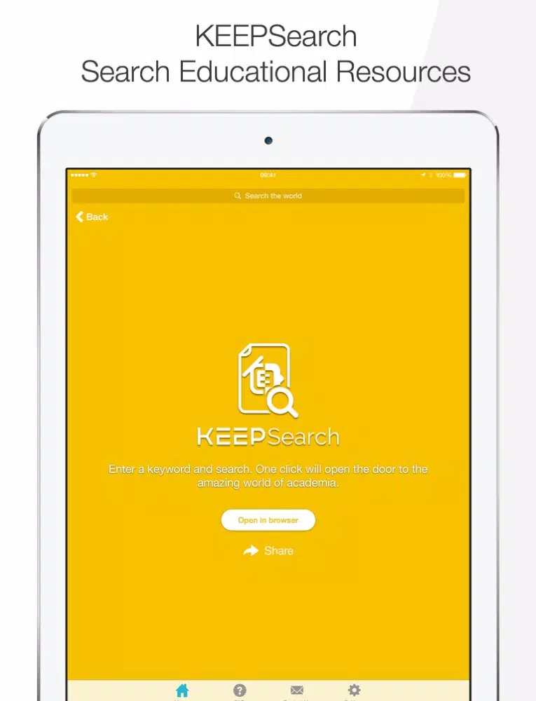 Zrzuty ekranu KEEP - Knowledge & Education Exchange Platform iPad 