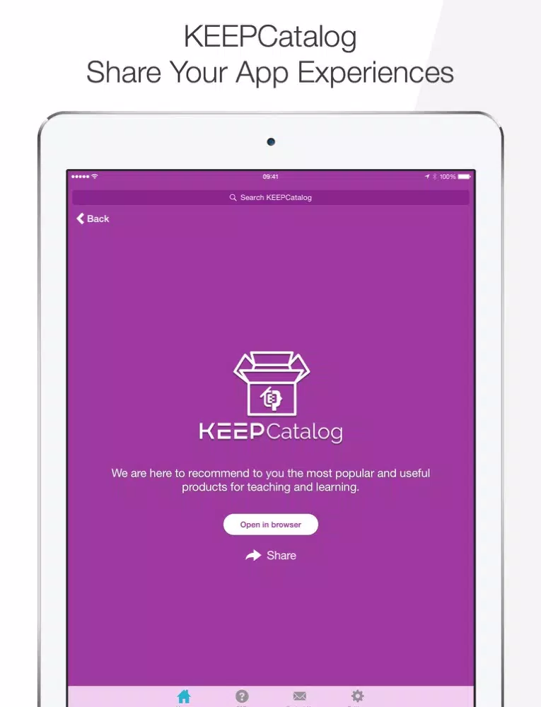 Zrzuty ekranu KEEP - Knowledge & Education Exchange Platform iPad 