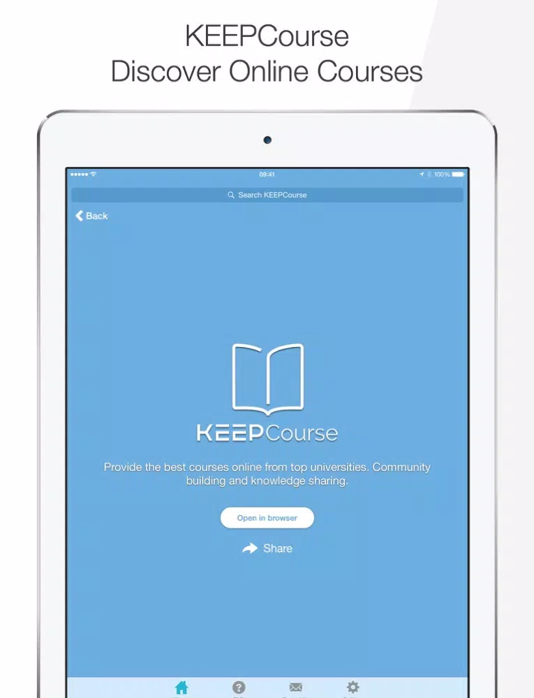 Zrzuty ekranu KEEP - Knowledge & Education Exchange Platform iPad 