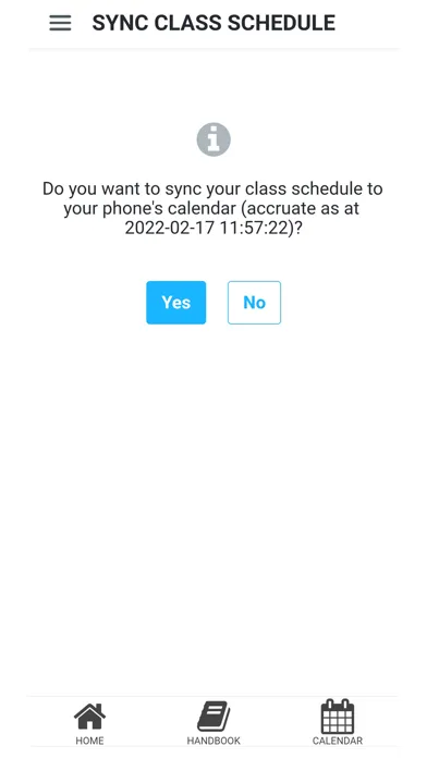 HKMU Student Mobile Screenshots