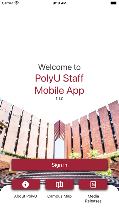 PolyU Staff Mobile App স্ক্রিনশট