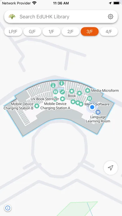 Tangkapan layar EdU LibMap