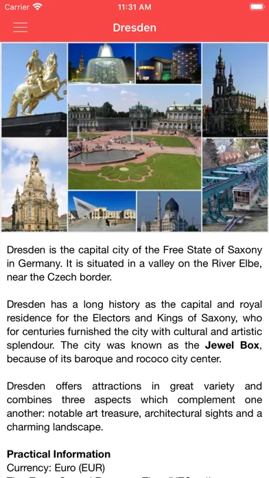 Zrzuty ekranu Dresden City Guide