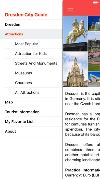 Zrzuty ekranu Dresden City Guide