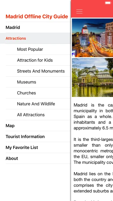 Madrid Offline City Guide应用截图