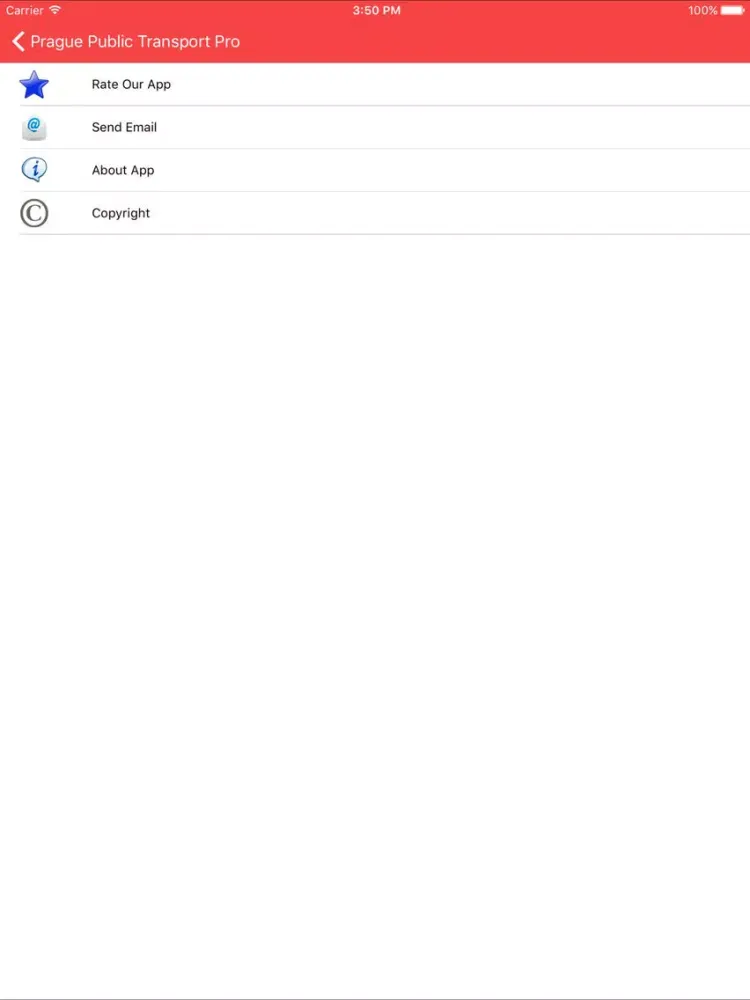 Prague Public Transport Pro iPad  Screenshots