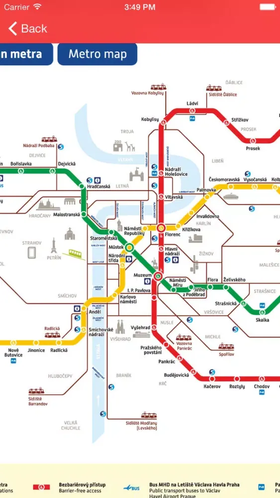 Prague Public Transport Pro Screenshots
