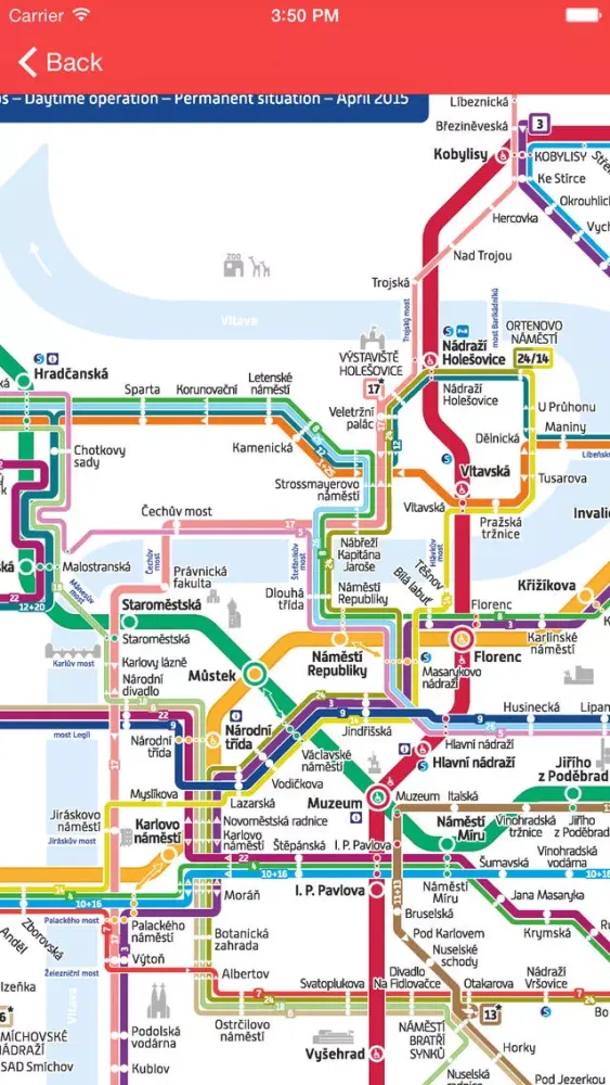 Prague Public Transport Pro Screenshots