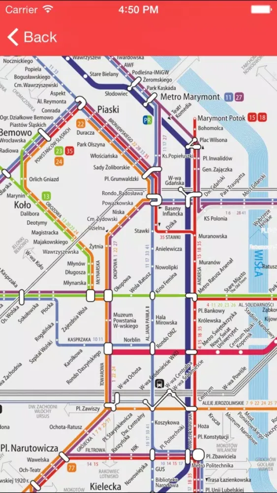 Warsaw Public Transport Pro Ekran Görüntüleri