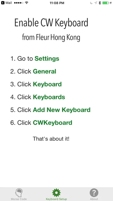CW Keyboard from Fleur Hong Kong Screenshots