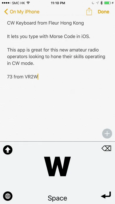 CW Keyboard from Fleur Hong Kong Screenshots
