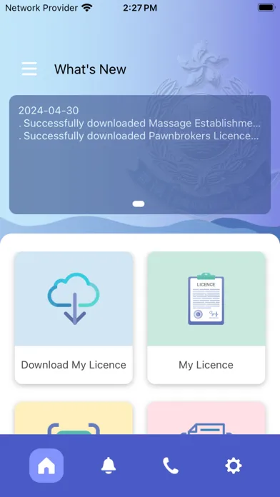 Capturas de pantalla de HKP e-Licence