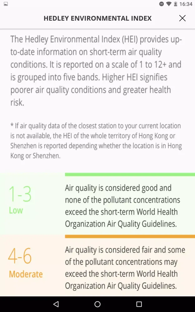 Hedley Environmental Index应用截图