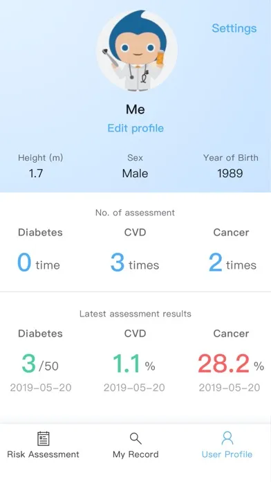 HKCRISPS Health Risk Engines سکرین شاٹس