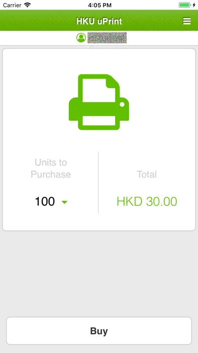 HKU uPrint應用截圖