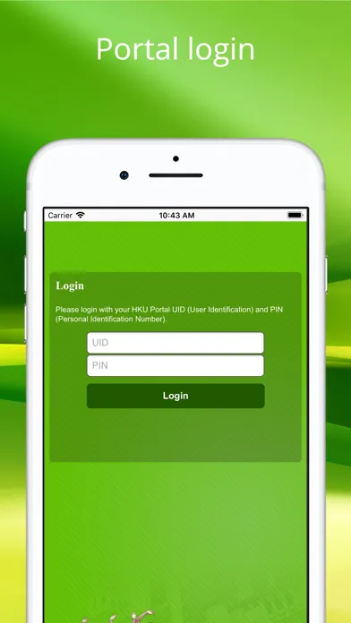 Tangkapan skrin uLock@HKU