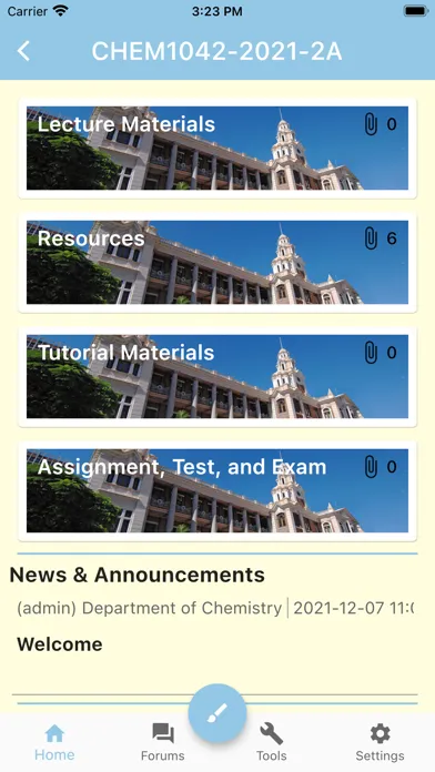 Capturas de pantalla de HKU ChemApp