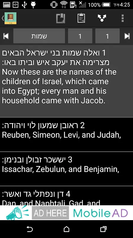 Hebrew English স্ক্রিনশট