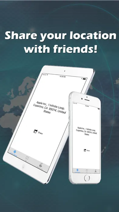 Zrzuty ekranu Instant Location Share