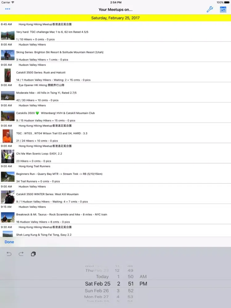 Captures d'écran de Better Meetup App iPad 