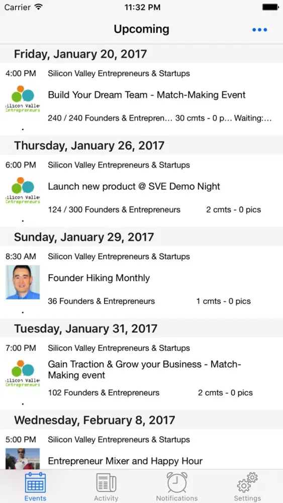 Captures d'écran de Silicon Valley Entrepreneurs