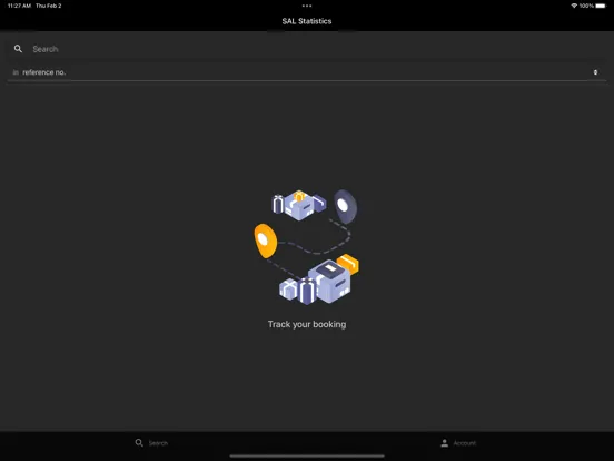 Sea-Air Logistics Dashboard iPad 應用截圖