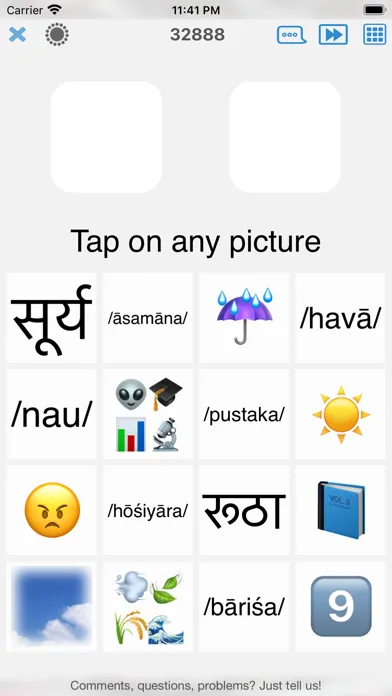 Capturas de pantalla de Hindi - learn words easily