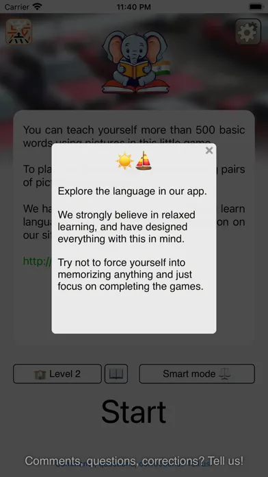 Capturas de pantalla de Hindi - learn words easily