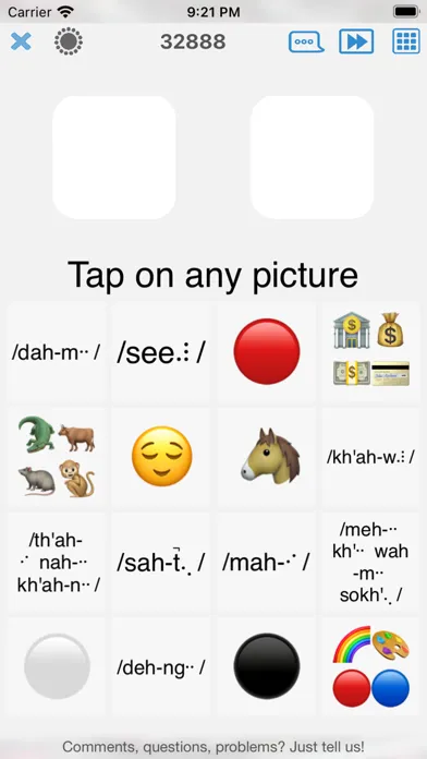 Capturas de tela do Thai 500 - learn words
