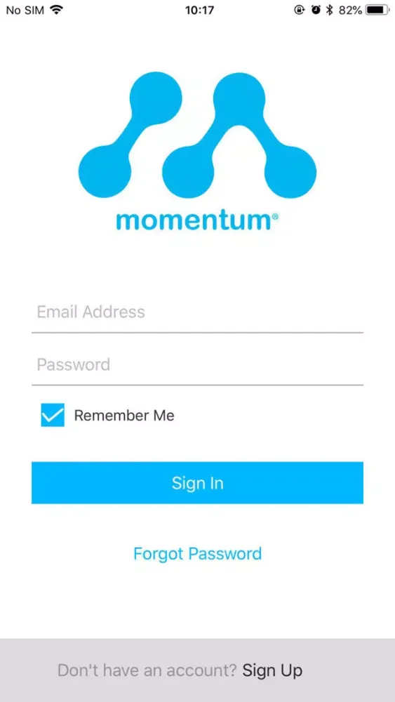 Zrzuty ekranu Momentum Smart Thermostat