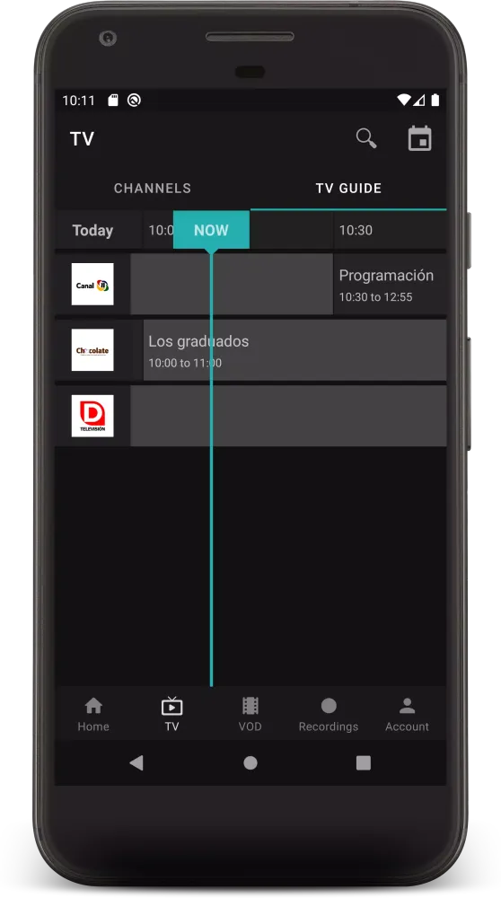 Zrzuty ekranu CaribTV