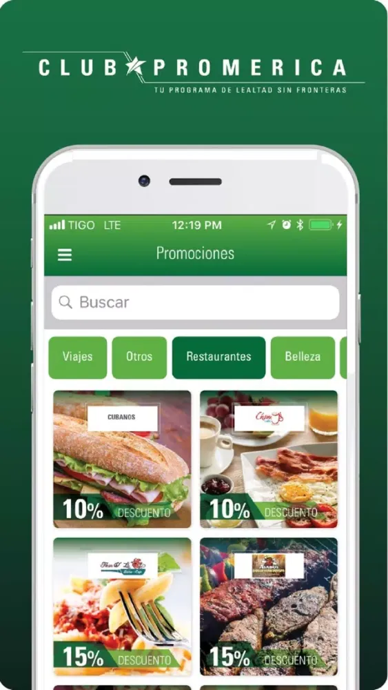 Capturas de tela do Club Promerica HN