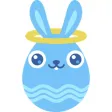 Cute Bunny Egg Sticker Pack Cute Bunny Egg Sticker Pack