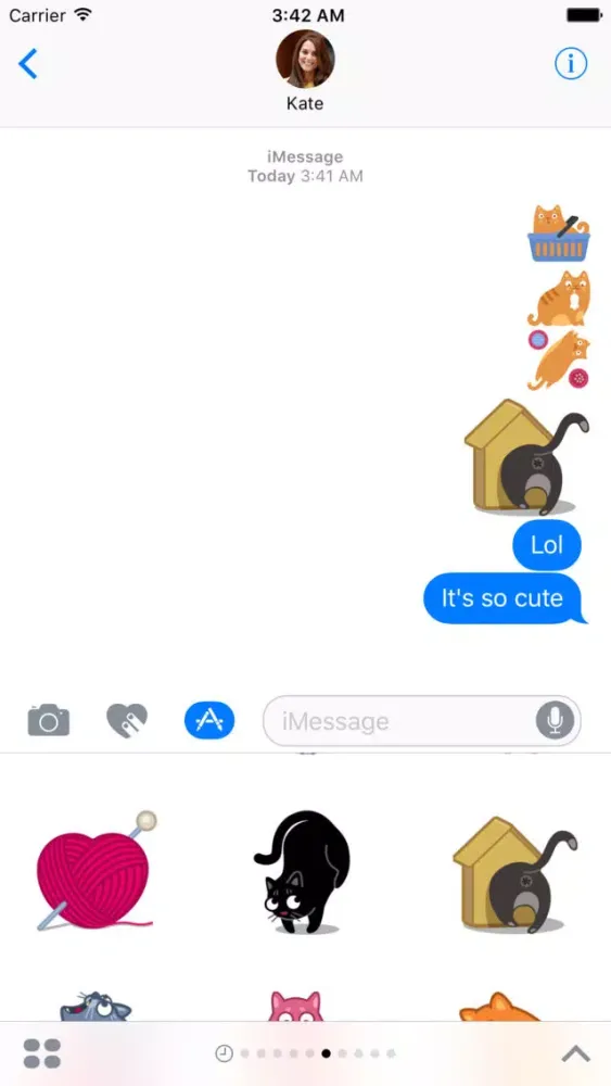 Скриншоты Idiot Cartoon Kitty Sticker Pack