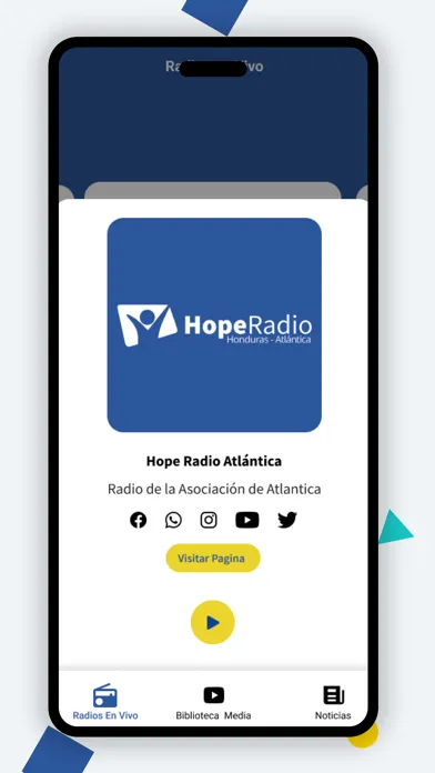 Tangkapan layar Hope Media Honduras