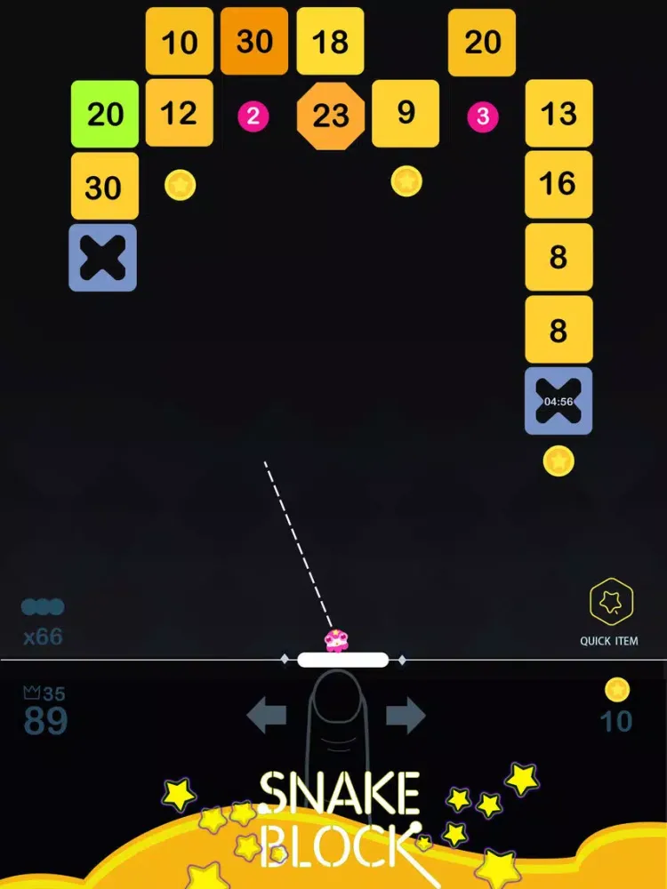 Capturas de pantalla de Snake Hit Block - Crush Colors iPad 